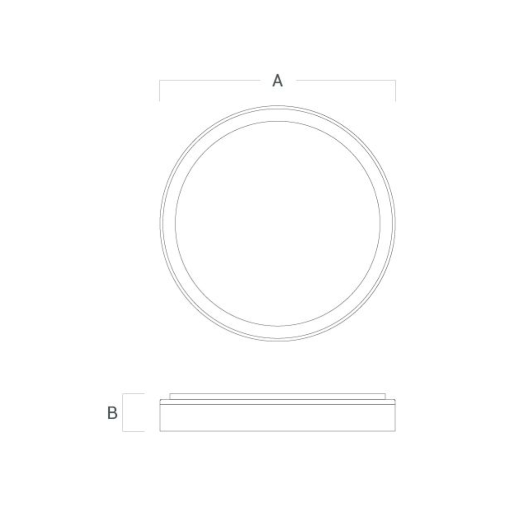Luminaria de techo Bore MDO 32W 1700lm IP20 blanco