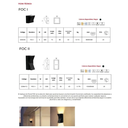 FOC II - APLIQUE DE PARED LED 12W BLANCO DINAMICO 