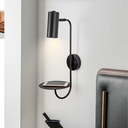 BIMBA - MESA DE LUZ CON SPOT DIRECCIONABLE GU10 BLANCO 200V CABLE 1.2MT CON TECLA 180MM X 540MM