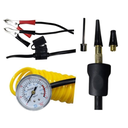 COMPRESOR DE AIRE 60L/MIN METALICO PARA AUTO, CON MANOMETRO, DOBLE CILINDRO Y BOLSO PROTECTOR