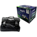 COMPRESOR DE AIRE 60L/MIN METALICO PARA AUTO, CON MANOMETRO, DOBLE CILINDRO Y BOLSO PROTECTOR
