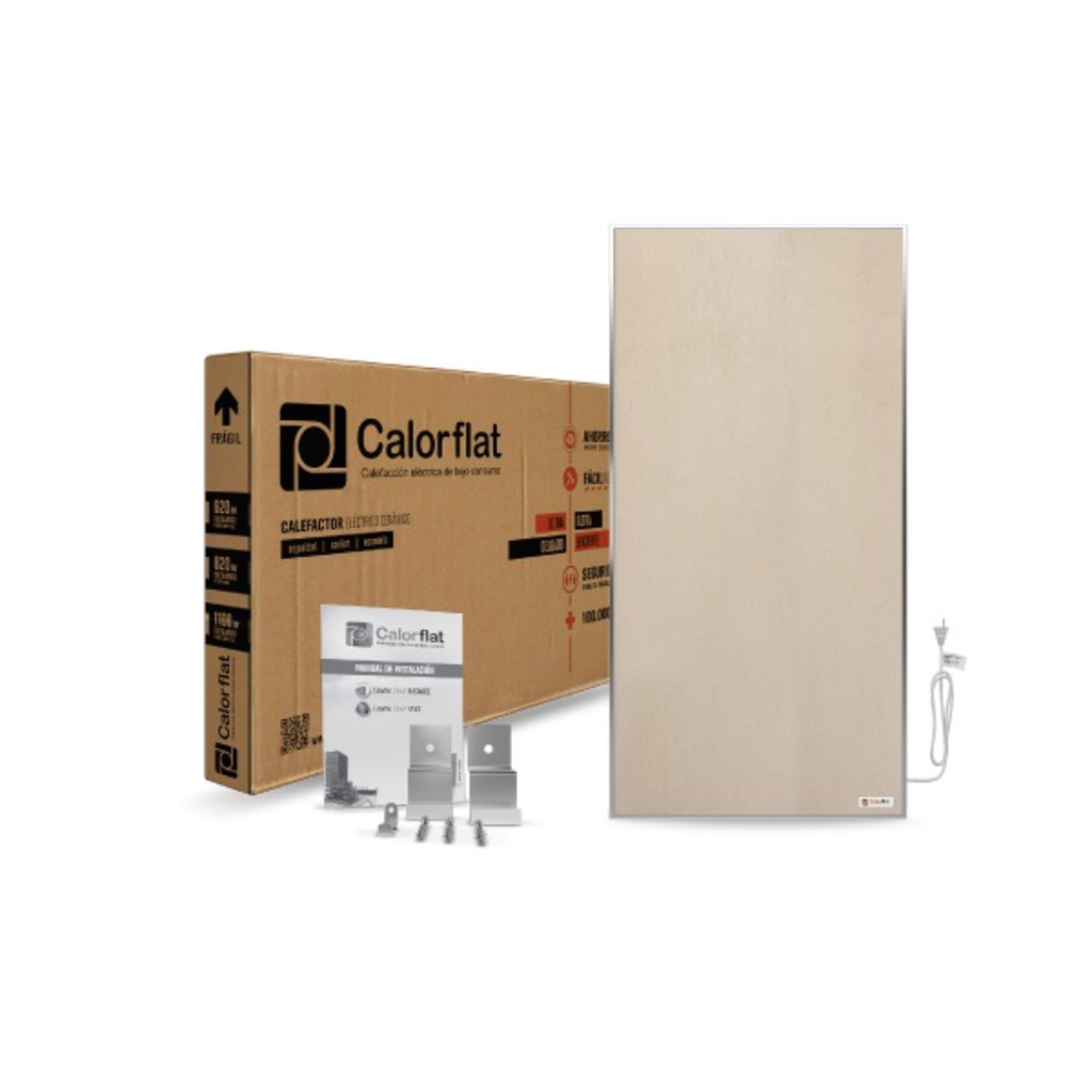 CALORFLAT PANEL ELEGANCE CALEFACTOR 620W BEIGE VERTICAL