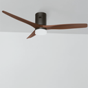 Ventilador Smart Aruba - Diam: 52'' - Motor: DC 40w Negro - Aspas Madera - Walnut - Con Luz