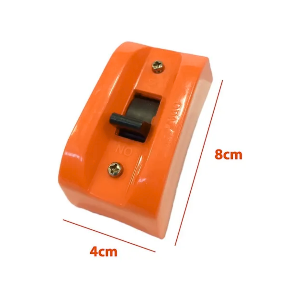 INTERRUPTOR BIPOLAR 20 AMP NARANJA (1001)