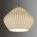 Lámpara colgante Pear 50cm blanco
