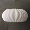Lámpara colgante Tyre Curve Varonoi 60cm blanco