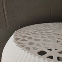 Lámpara colgante Tyre Curve Varonoi 60cm blanco