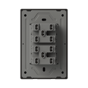 TECLA MILAN BLANCO MACROLED, 4 CANAL, 2 VIAS, AC 250V, 10A MAX. BASTIDOR METALICO