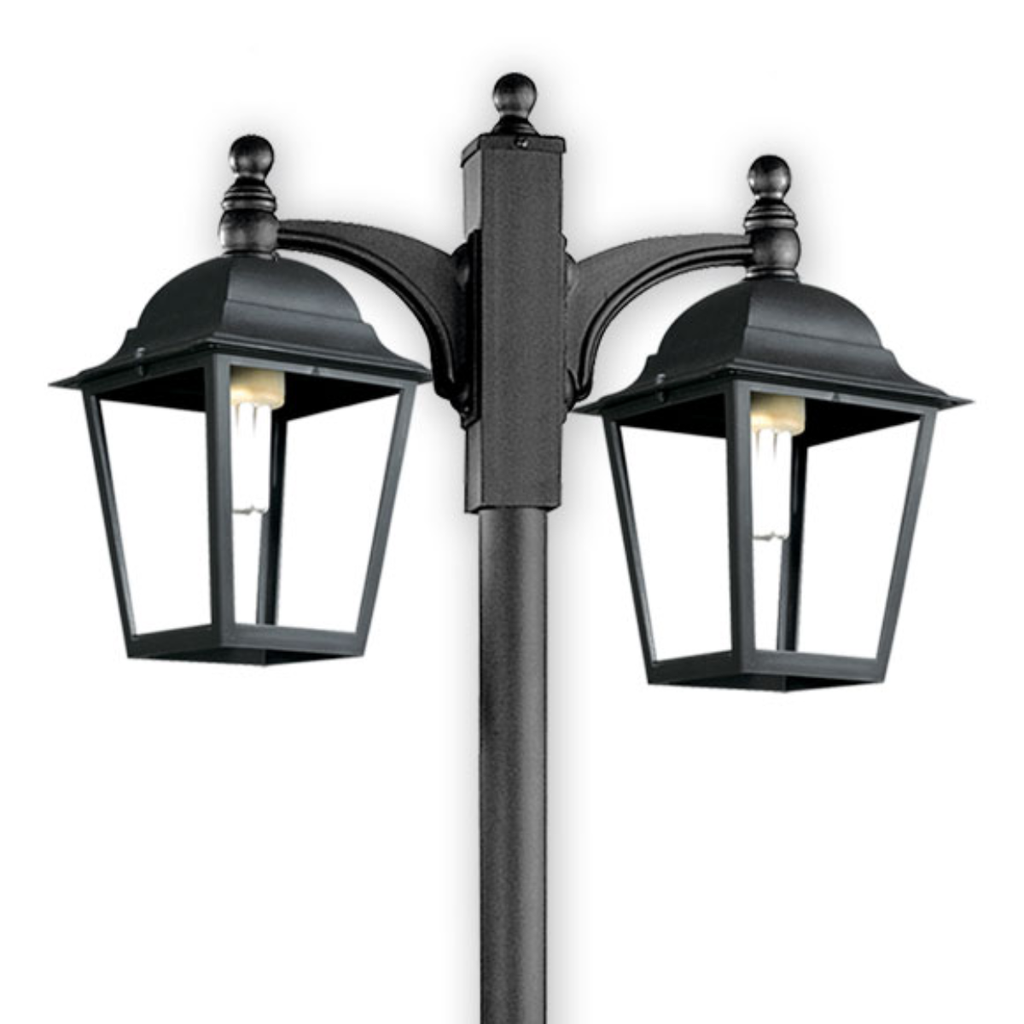 Farol de polipropileno con mensula para adaptador 6016 negro