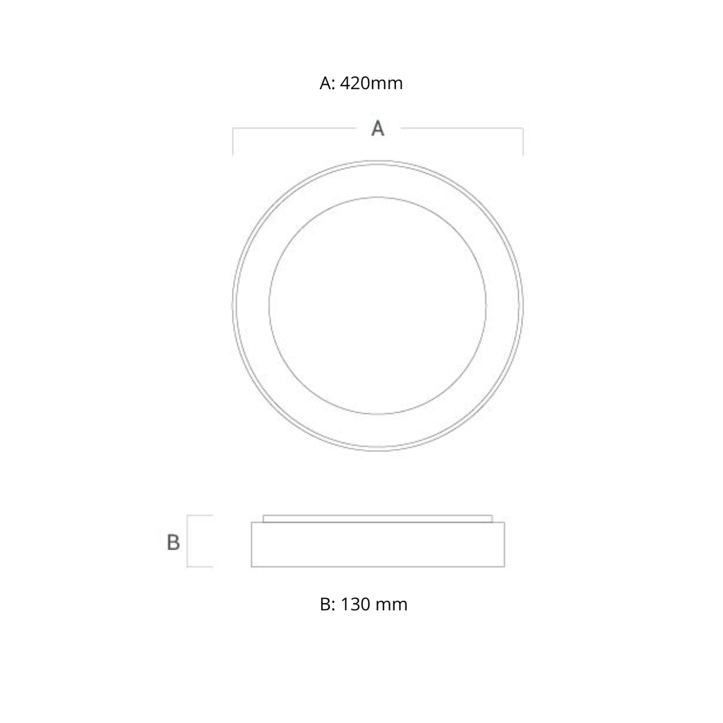Luminaria de diseño circular para aplicar en techo. Instalación sencilla. Distribución de luz directa-simétrica. Fuente de luz: Led SMD
Lúmenes del sistema: 1835 lm
Potencia del sistema: 30 W