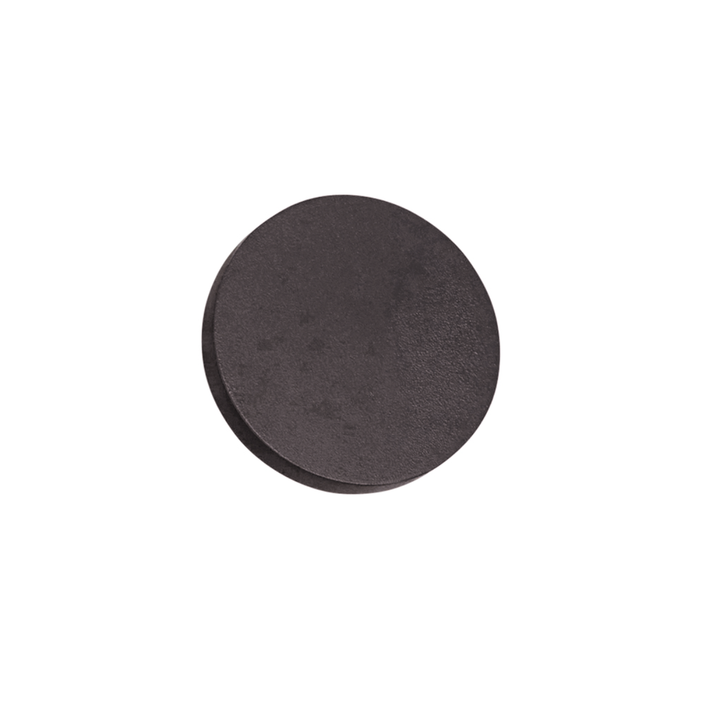 APLIQUE PARED REDONDO 2xG4 Alum ACRILICO TRANS. Negro