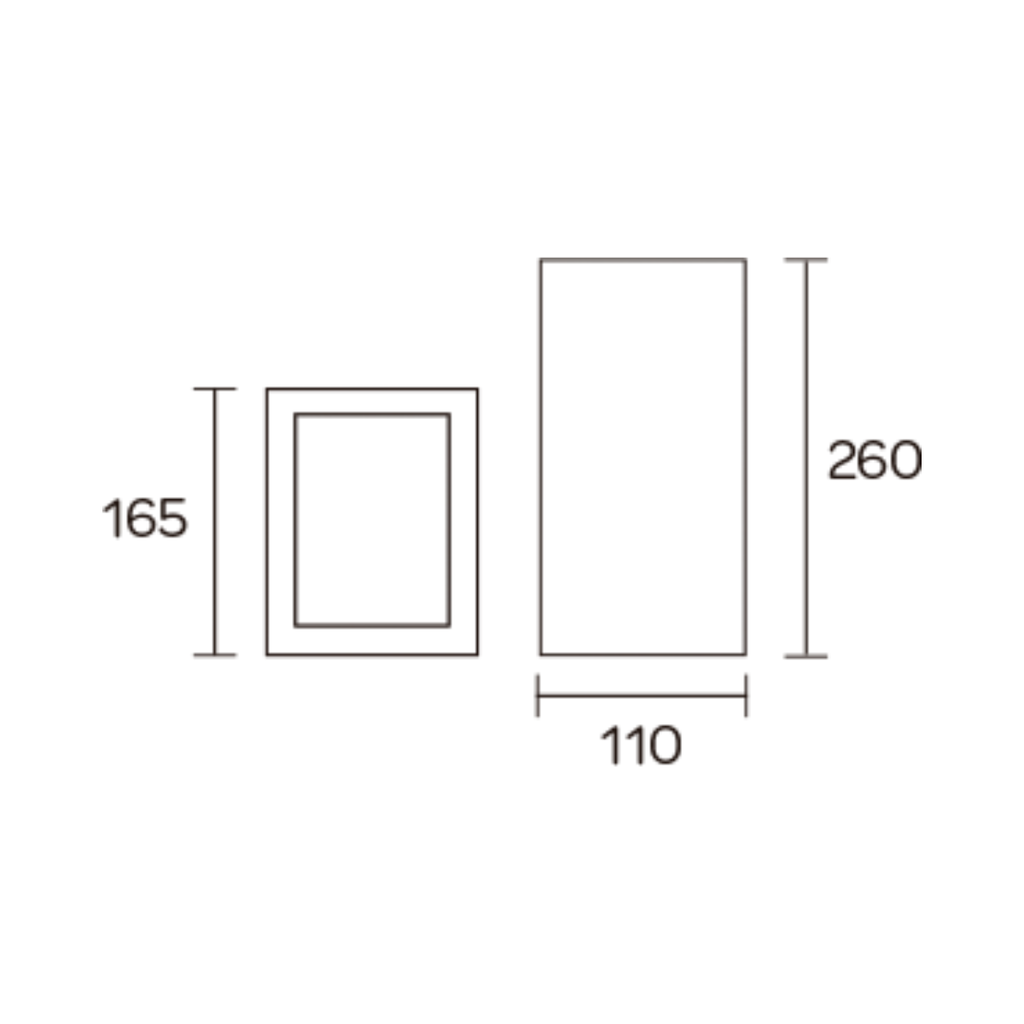 Aplique de Pared Lente Vidrio negro