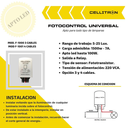 FOTOCONTROL UNIVERSAL 7A 3 CABLES