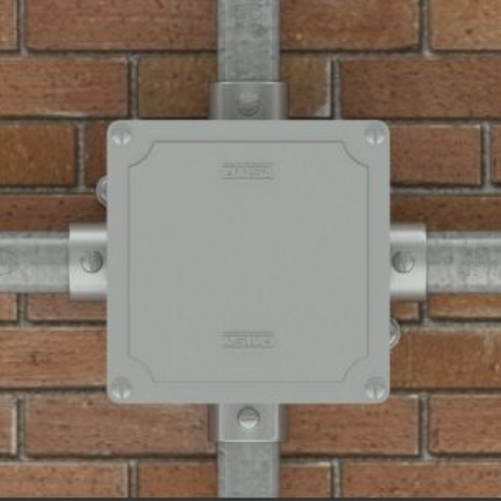 ACCESORIOS SIN ROSCA DAISA - CAJAS MÚLTIPLES Y ACCESORIOS - CAJA DE PASO  Uso exterior, 13x10, c/4 agujeros 3/4"