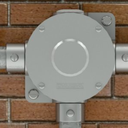 ACCESORIOS SIN ROSCA DAISA - CAJAS MÚLTIPLES Y ACCESORIOS - CAJA REDONDA Uso interior, rosca 1"