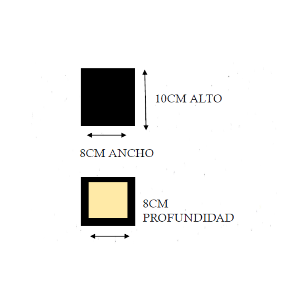 Aplique exterior UNIDIRECCIONAL -   1X GU10 NEGRO CHAPA