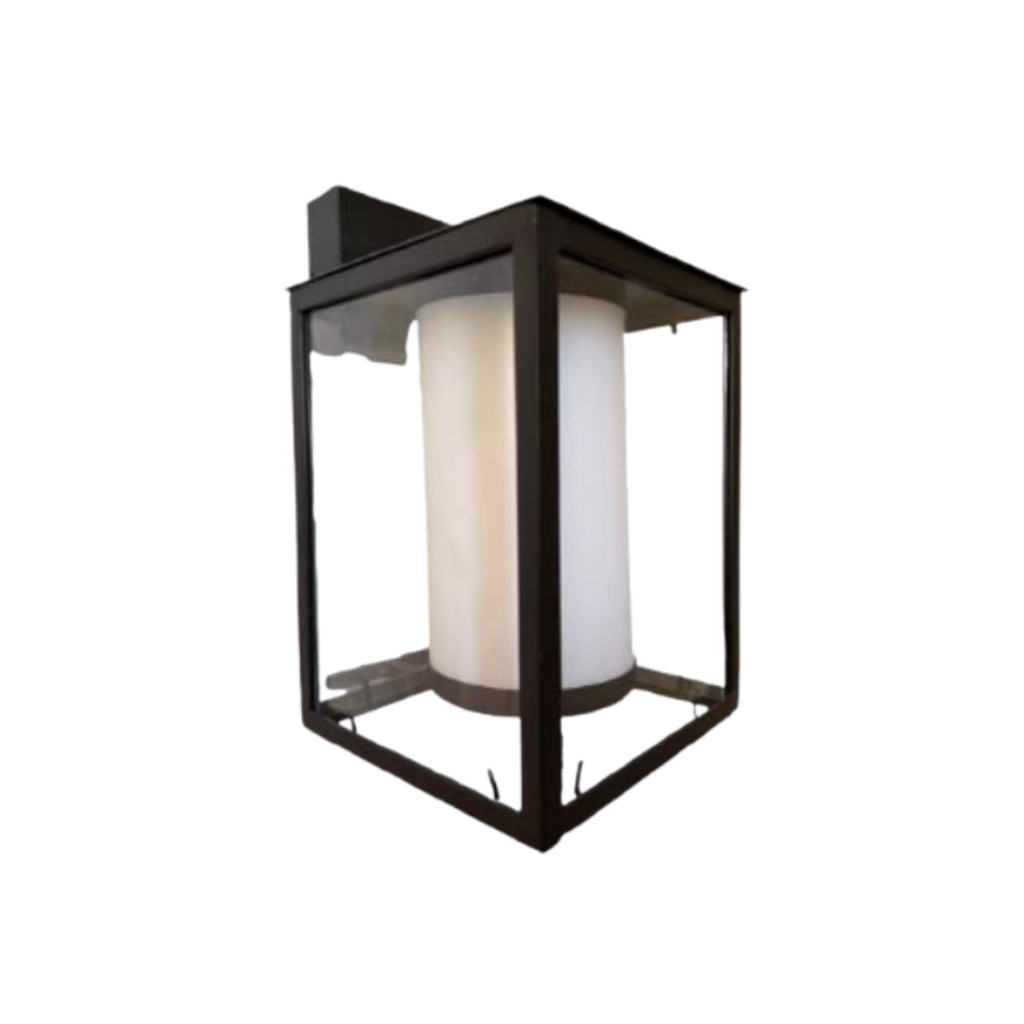APLIQUE SAN FRANCISCO GRANDE 60CM VIDRIO TRANSPARENTE 1XE27 NEGRO CON TULIPA