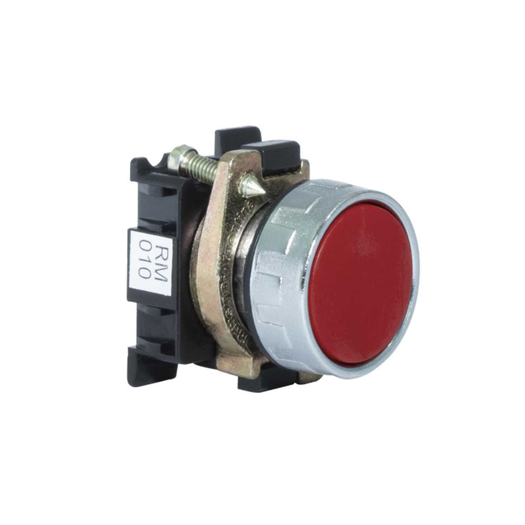 AEA PULSADOR MET.RAS.D.22 RM010 R-V-N   1200020