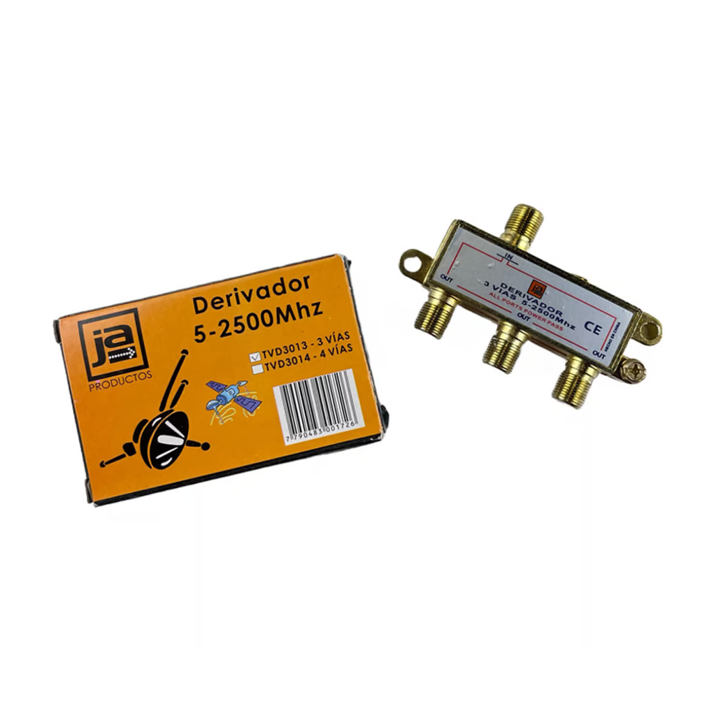 REPARTIDOR 5-2500MHZ 3VIAS TV 75 OHMS COMPLETO