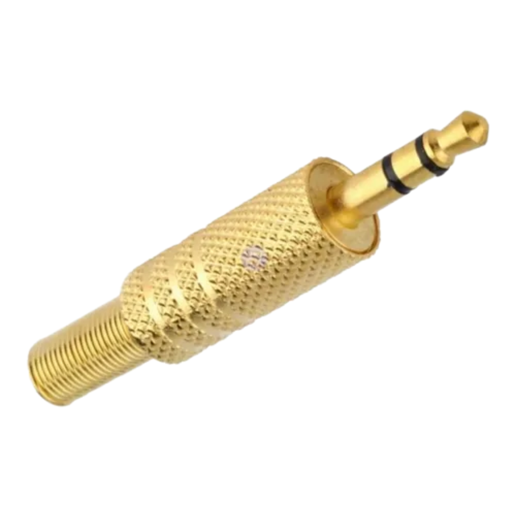 PLUG 3.5 METAL DORADO ESTEREO