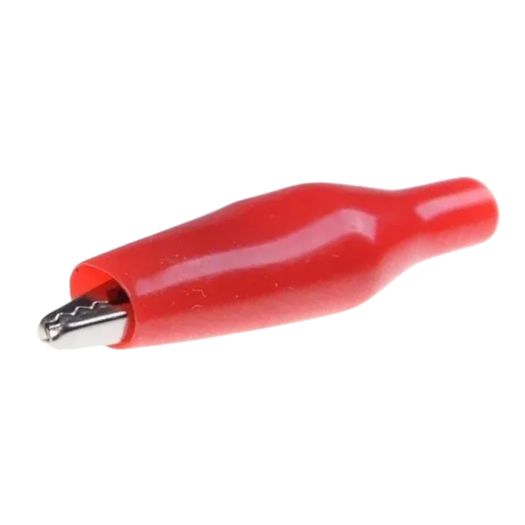 CLIP COCODRILO GRANDE ROJO