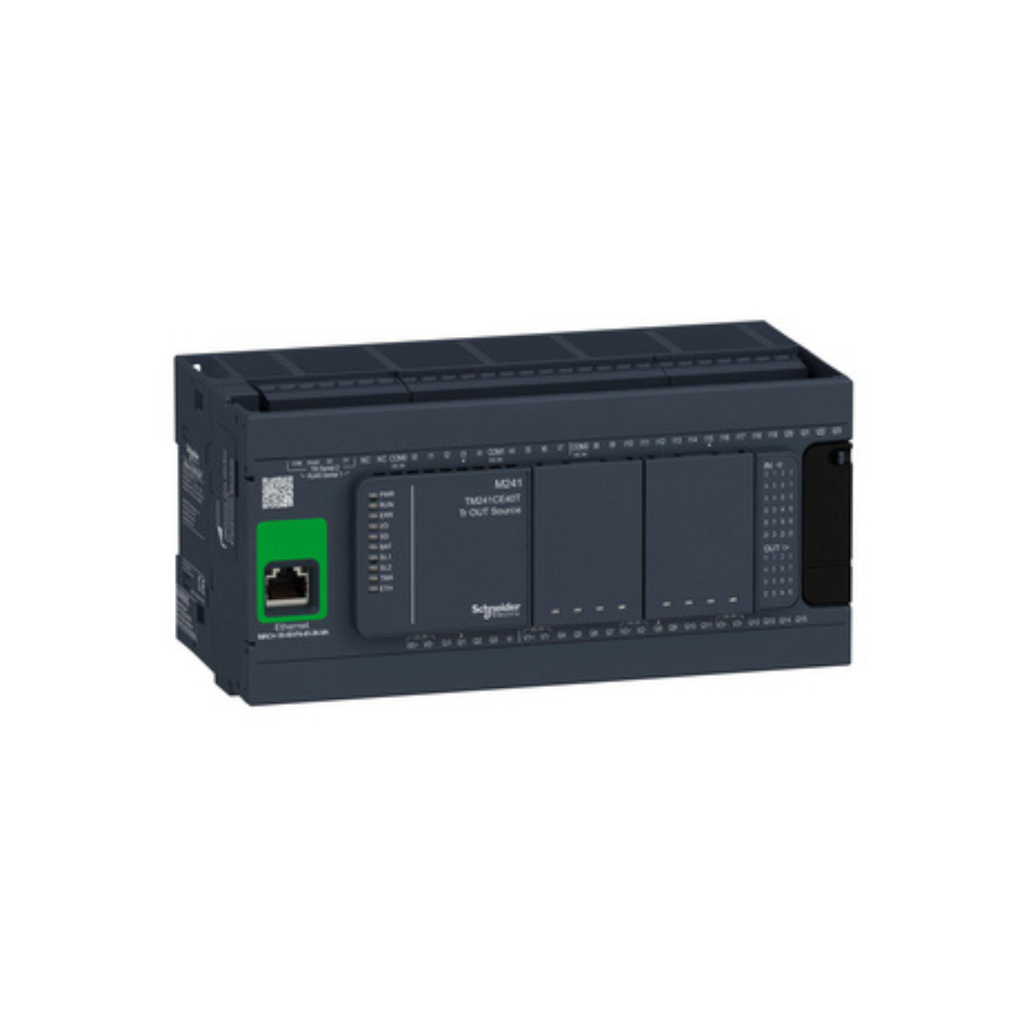 M241 - PLC 40I/O, 24D/I, 16D/O PNP, Alimentación24VDC, Ethernet