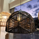 NERVO LAMPARA PARMA 50X35 KRAFT NEGRO