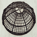 NERVO LAMPARA TOSCANA 65X40 KRAFT NEGRO