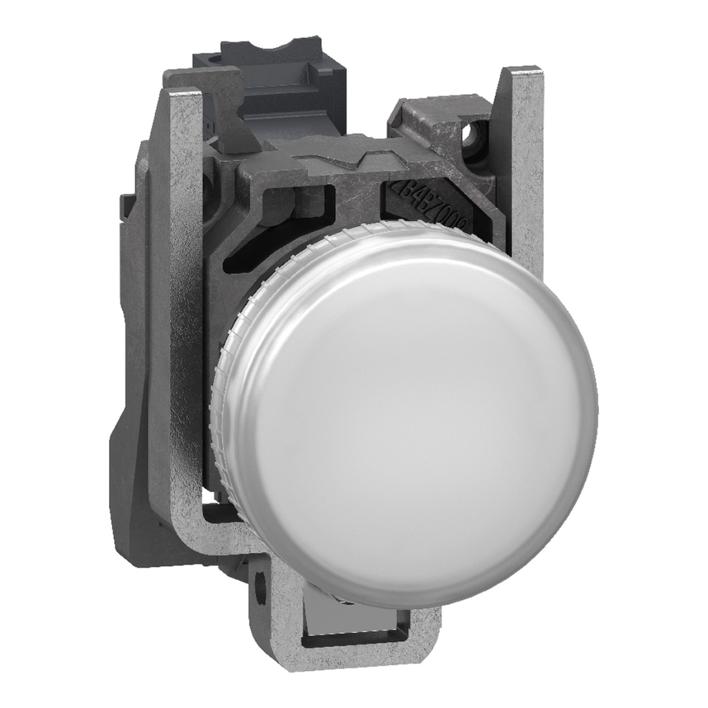 Piloto luminoso, metálico , Blanco, led 24VAC/DC