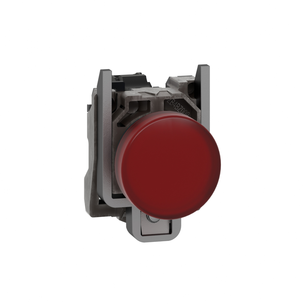Piloto luminoso, metálico , Rojo, led 24VAC/DC