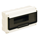 Cajas Plasticas de Exterior con riel DIN de Embutir 12 Módulos Exterior:164 x 285 x 105 mm