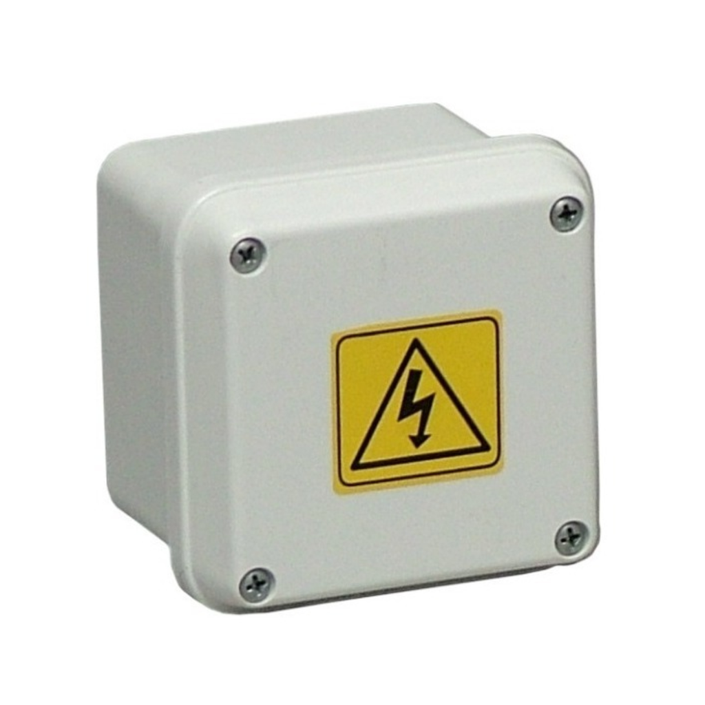 Cajas de Paso Plasticas blancas de Exterior de Superficie interior:78 x 78 x 50 mm Exterior:92 x 92 x 54 mm