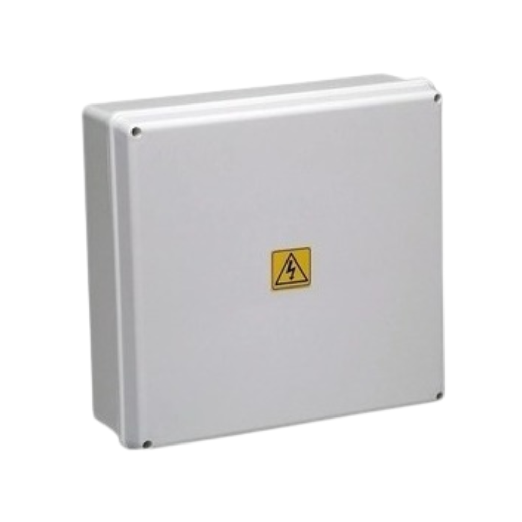 Cajas de Paso Plasticas blancas de Exterior de Superficie interior:270 x 285 x 100 mm Exterior:285 x 300 x 109 mm