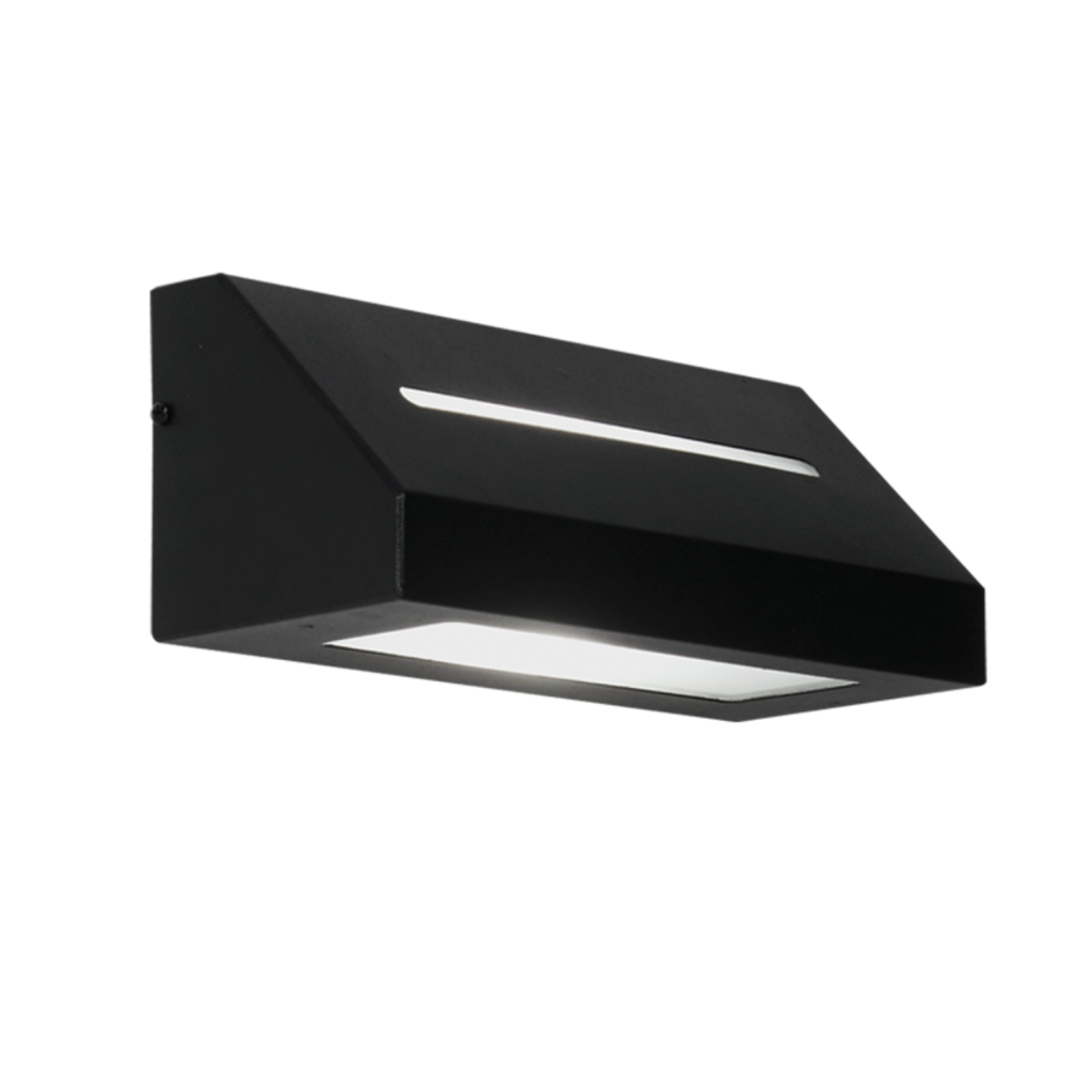Aplique difusor "MONACO" unid 1xE-27 (265x120x110) NEGRO TEXT