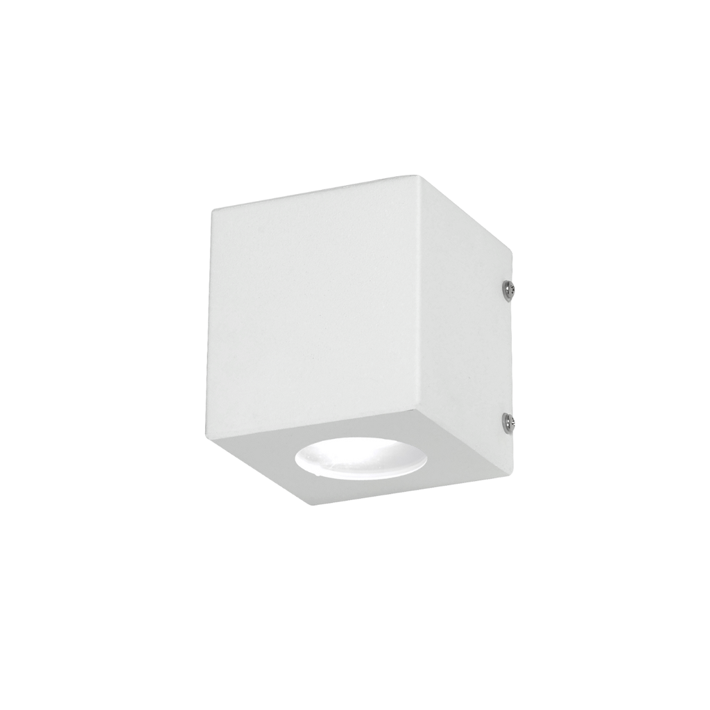 Aplique difusor "MONACO"unid 1x GU-10(95 x95x102mm BLANCO TEXTURADO