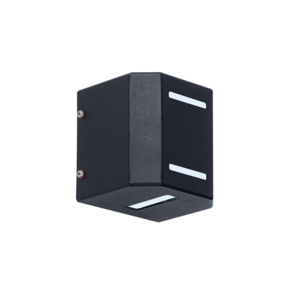 Aplique difusor"MONACO"bidi 1xG-9 (110x112x102mm) NEGRO TEXT