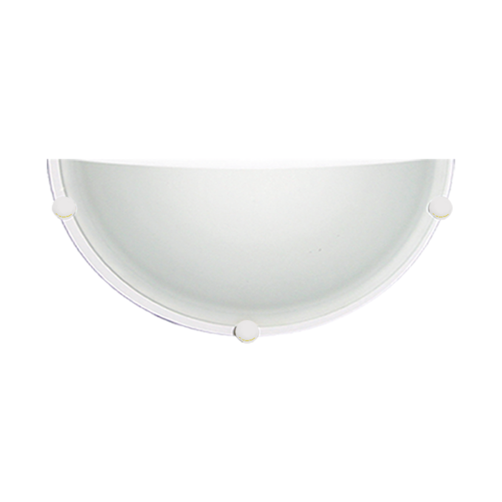 Aplique difusor "LENTEJA" dia. 20 cm satinado BLANCO