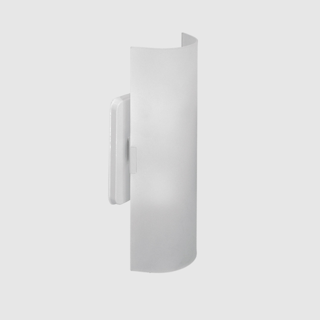 Aplique difusor "ROMA" (30x10,5 cm c/base blanca) BLANCO