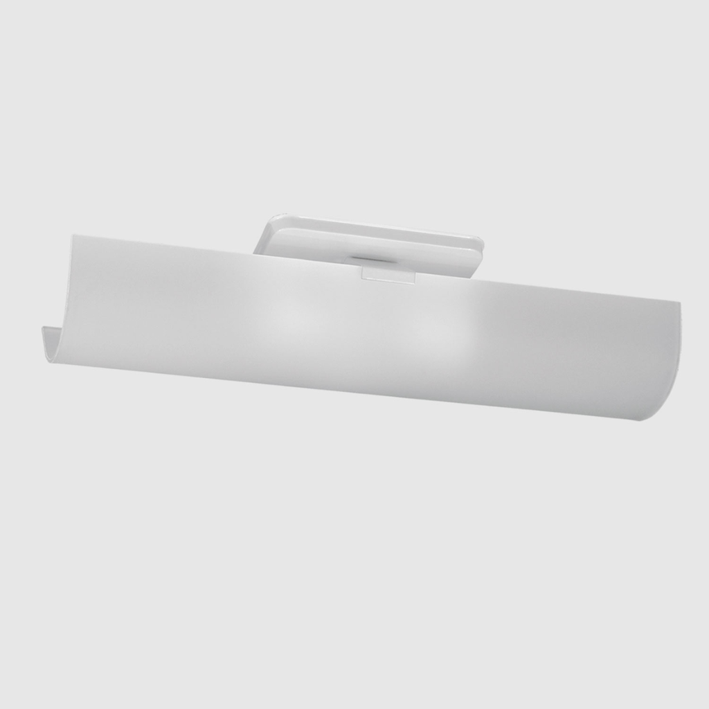 Aplique difusor "ROMA" (40x10,5 cm c/base blanca) BLANCO