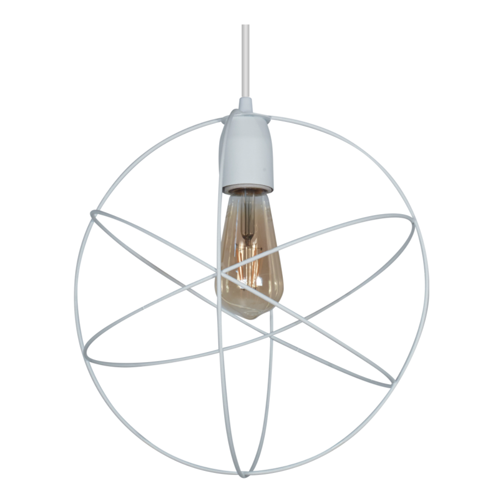 Colgante "ATOMO" (Ø 300mm.) NEGRO TEXT