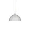Colgante "MALAGA" 1xG-9 (Ø 150 mm.) BLANCO TEXTURADO