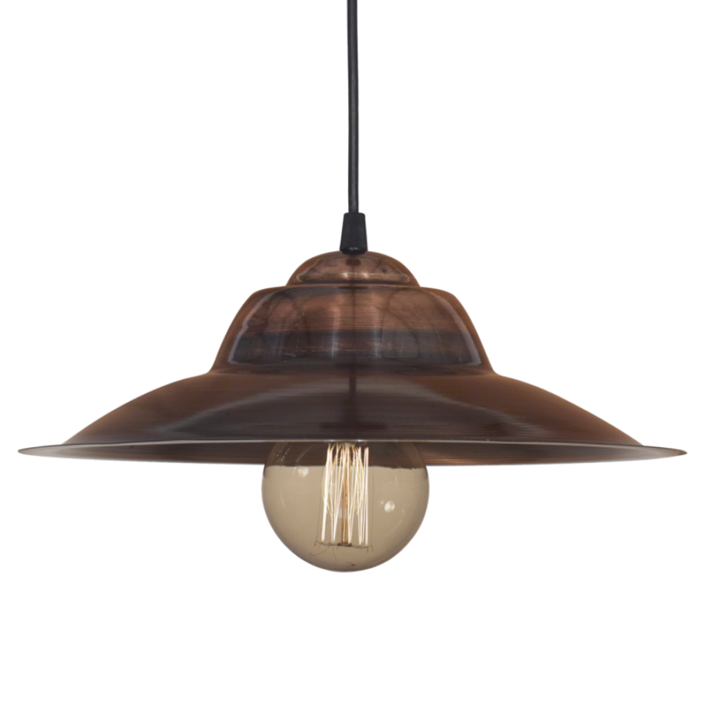 Colgante de chapa dia. 32 cm. cobreado COBREADO