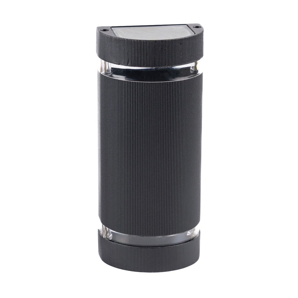 Aplique Bidireccional Ext Oval Negro GU10 Al