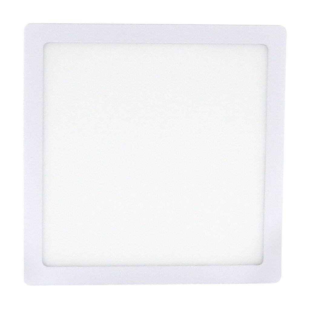 Plafon Ext Cuadrado leds 18W Frio 1500Lm 6000