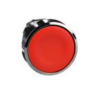 XB4 - Cabezal pulsador rasante, metálico, rojo