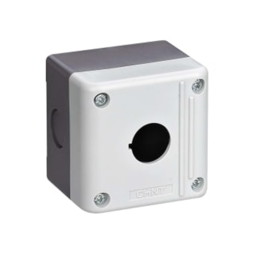 CAJA VACÍA GRIS CHINT NPH-10 - 1 ORIFICIO 22 MM IP65