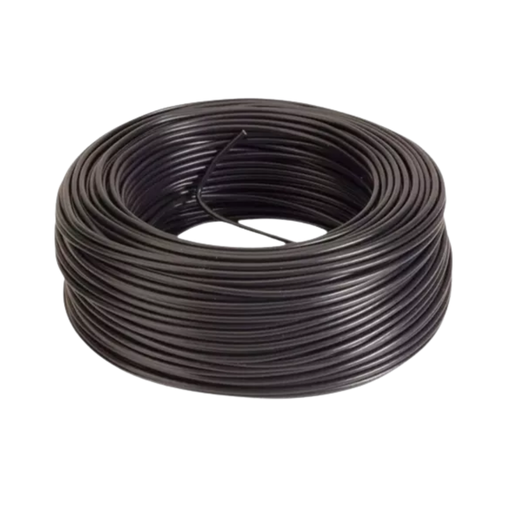 Redondo con Alma de Acero 2 x 0,5mm Negro