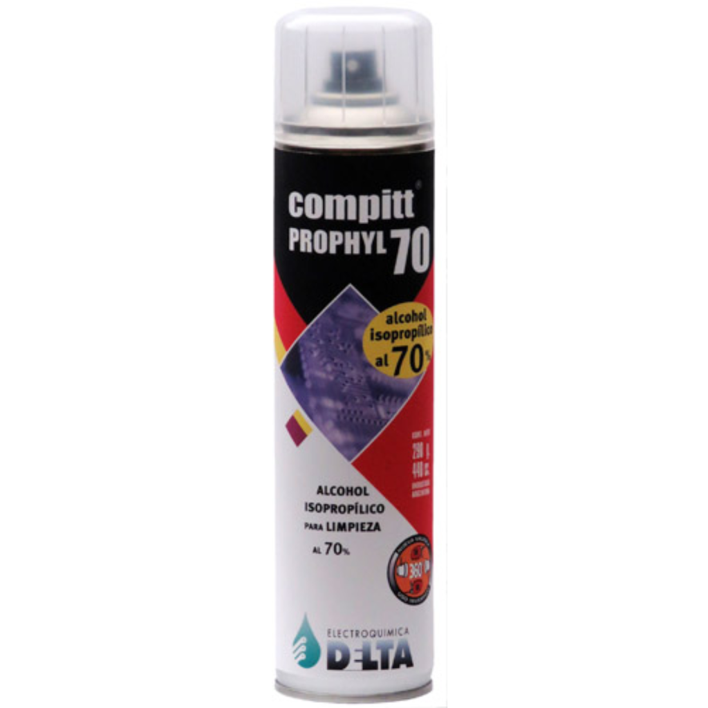 Compitt Prophyl, alcohol isopropílico de alta pureza  250cc / 165g