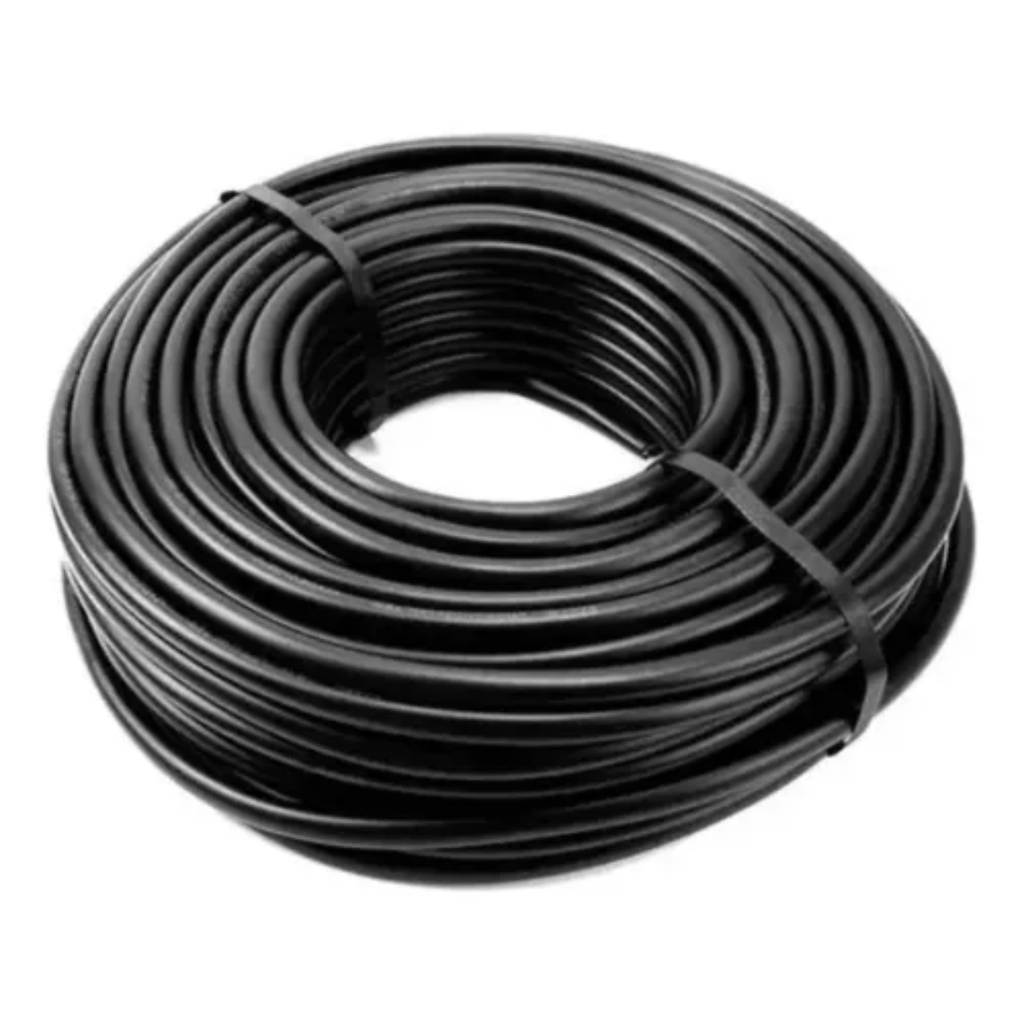 Coaxil 75 Ohms RG 6 foam rollo x 100 m Negro