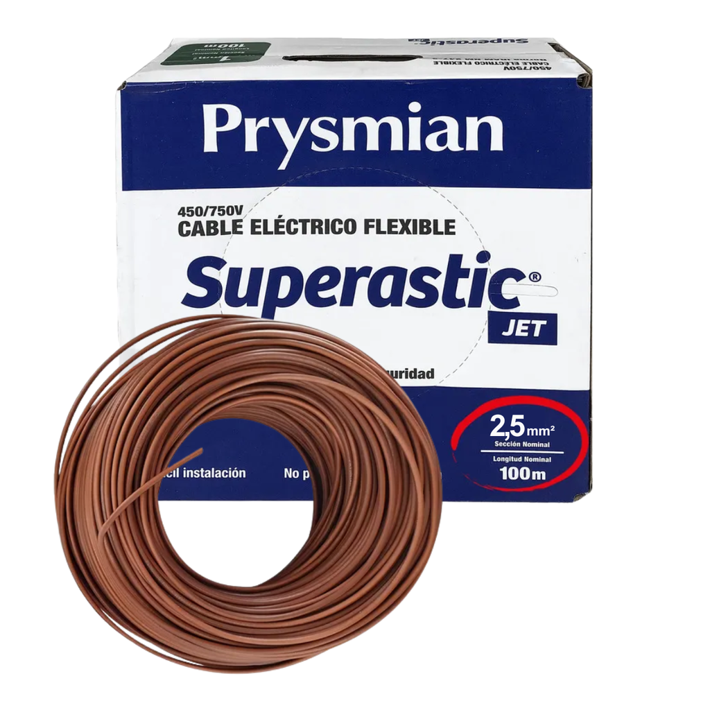 Cable unipolar 2,50 mm Marron - Prysmian